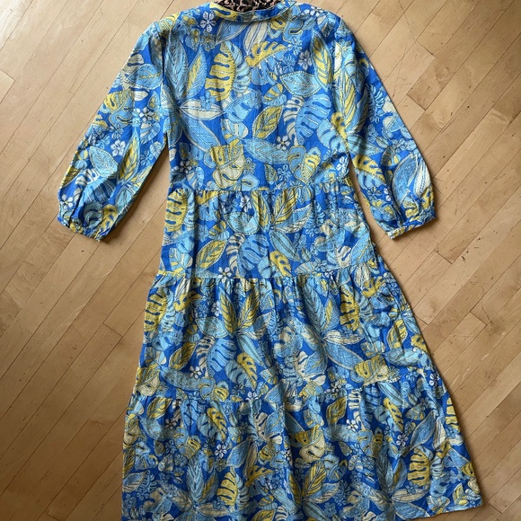 J. Mclaughlin Cunningham tropical print maxi dress, S, G1257 - Picture 9 of 9